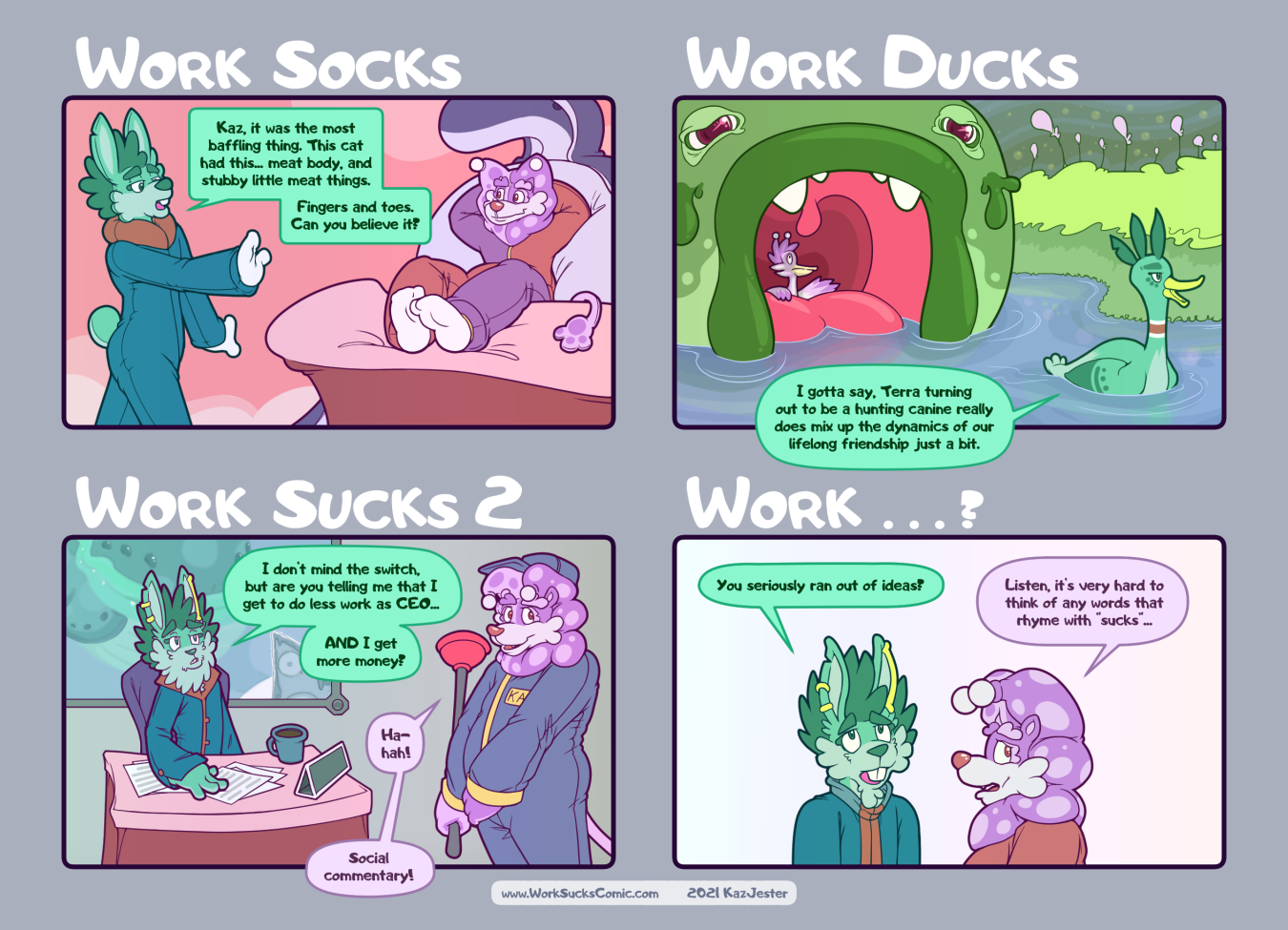 Work Sucks - So Does the Food Chain!